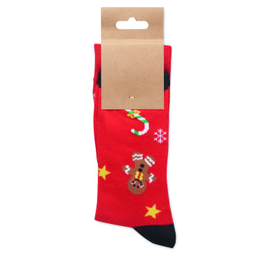 Логотрейд pекламные cувениры картинка: Pair of Christmas socks L