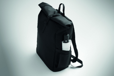 Лого трейд бизнес-подарки фото: Rolltop laptop rucksack 600D