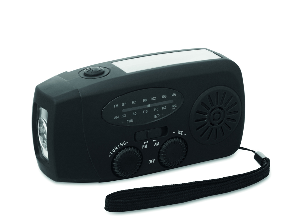 Лого трейд pекламные подарки фото: Portable radio with LED torch