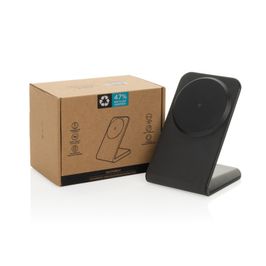 Логотрейд pекламные подарки картинка: Магнитное беспроводное зарядное устройство VoltPerch RCS мощностью 15 Вт из переработанного пластика