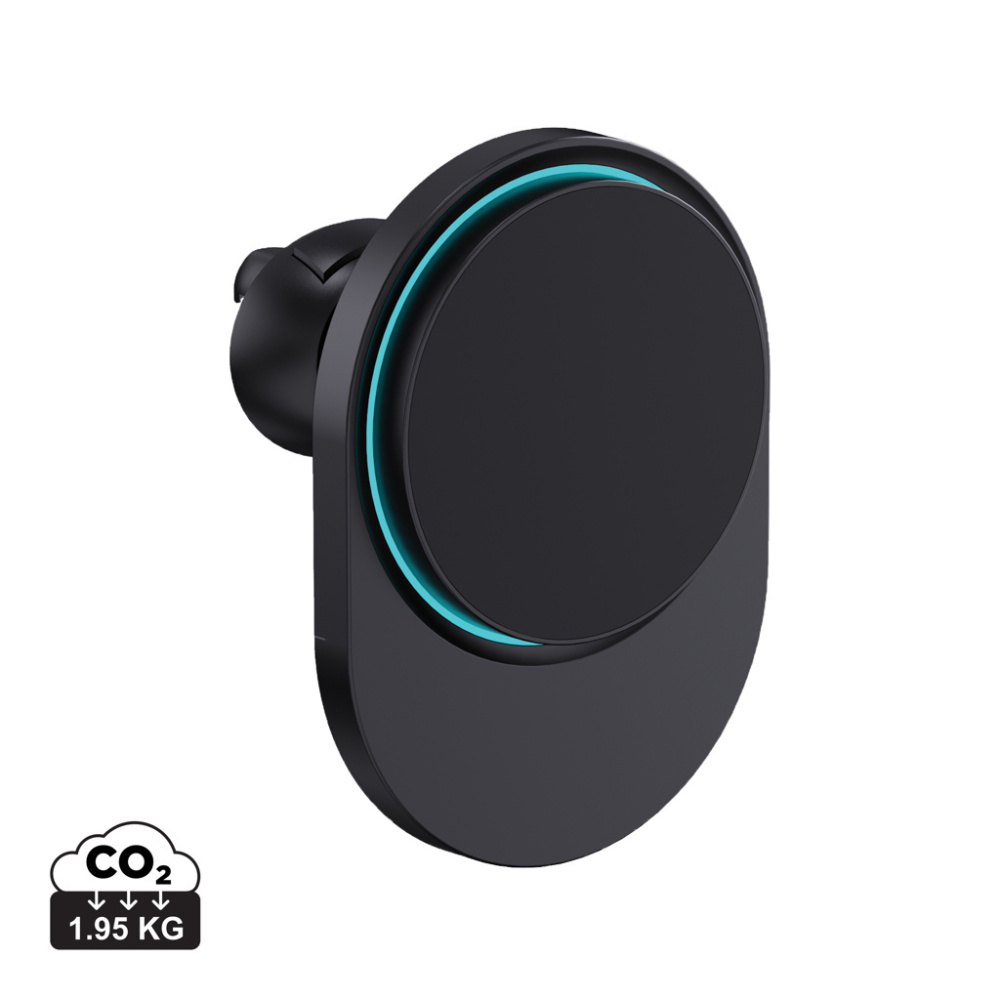 Логотрейд pекламные продукты картинка: Автомобильный держатель PowerCruze RCS rplastic 15W с магнитной зарядкой