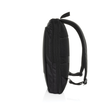 Лого трейд бизнес-подарки фото: Тонкий рюкзак Flexpack Aware™ RPET для ноутбука 15,6 дюйма с возможностью расширения