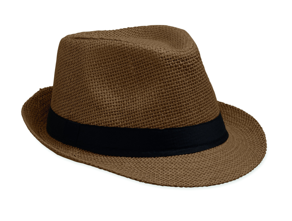 Логотрейд pекламные продукты картинка: Paper straw hat