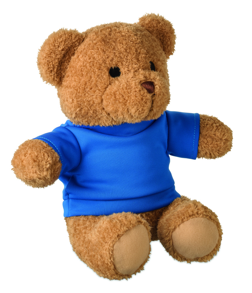 Лого трейд бизнес-подарки фото: Teddy bear with t-shirt 23 cm