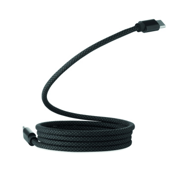 Логотрейд бизнес-подарки картинка: Braided magnetic cable in RPET
