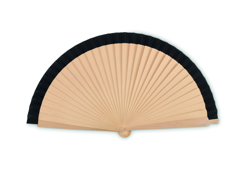 Логотрейд pекламные подарки картинка: Wooden hand fan