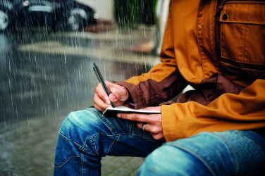 Лого трейд pекламные cувениры фото: Water repellent notepad