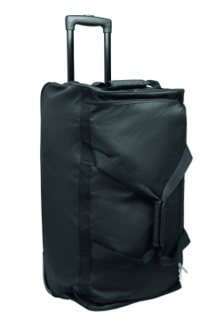 Логотрейд pекламные cувениры картинка: Duffle bag trolley 600D RPET