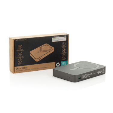 Логотрейд pекламные продукты картинка: Quantum RCS сверхбыстрый магнитный внешний аккумулятор емкостью 10 000 мАч, мощностью 25 Вт.