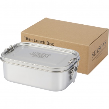Logotrade profilprodukter bild: Titan lunchlåda i återvunnet rostfritt stål