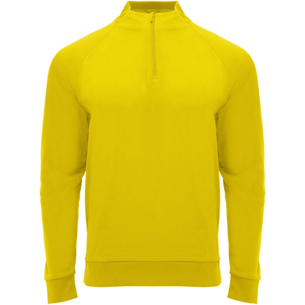 Logotrade profilprodukter bild: Epiro långärmad sweatshirt med kvartslång dragkedja för barn
