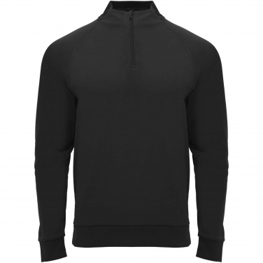 Logotrade presentreklam bild: Epiro långärmad sweatshirt med kvartslång dragkedja för barn