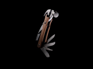 Logotrade profilprodukter bild: Multitool hammare i trä