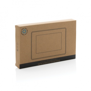 Logotrade profilprodukter bild: Utah LED klocka RCS rplast & bambu