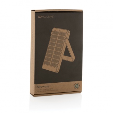 Logotrade profilreklam bild: Skywave 10.000 mAh solcellspowerbank RCS återvunnen plast
