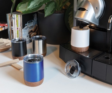 Logotrade profilreklam bild: RCS Re-steel kork liten vakuummugg