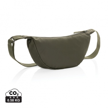 Logotrade profilreklam bild: Crescent AWARE™ RPET Halvmåneformad crossbody-väska