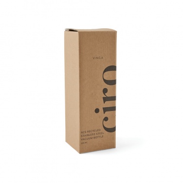 Logotrade presentreklam bild: VINGA Ciro RCS återvunnet stål vakuumflaska 300 ML