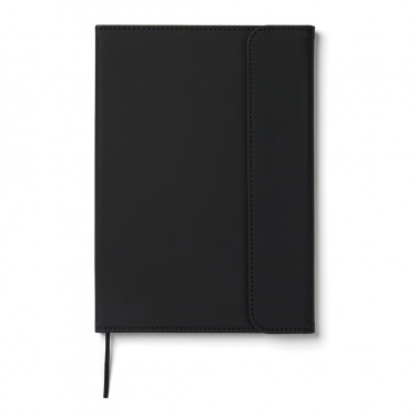 Logotrade profilreklam bild: VINGA Baltimore GRS åtevunnent paper & PU notebook