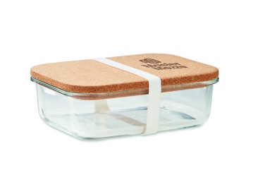 Logotrade profilreklam bild: Lunchlåda i glas med korklock