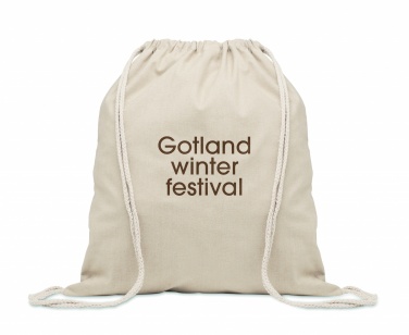 Logotrade presentreklam bild: Gymnastikpåse pre-used bomull