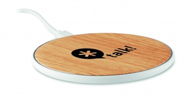 Logotrade profilreklam bild: Laddplatta Qi rund 5W TISPAD