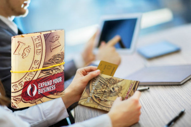 Logotrade presentreklam bild: Origami plånbok 998117