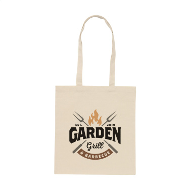 Logotrade kampanjprodukter bild: ShoppyBag (180 g/m²) bomullspåse med långa handtag
