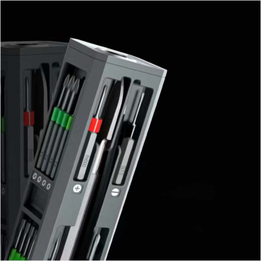 Logotrade profilreklam bild: SCX.design T20 30-delars skruvmejsel- och reparationssats i aluminiumfodral