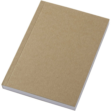 Logotrade profilreklam bild: Novella Austen A6 anteckningsbok med återvunnet mjukt omslag med kraftpapper, 100 ark