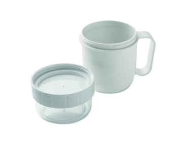 Logotrade kampanjprodukter bild: On the go-mugg i PP 450 ml