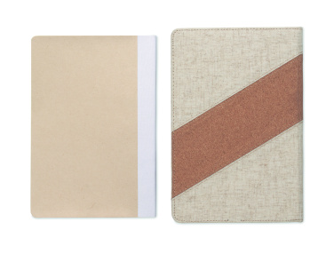 Logotrade kampanjprodukter bild: A5 anteckningsbok/15W laddare