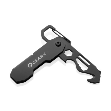 Logotrade presentreklam bild: Gear X hopfällbart EDC-verktyg med karbinhake