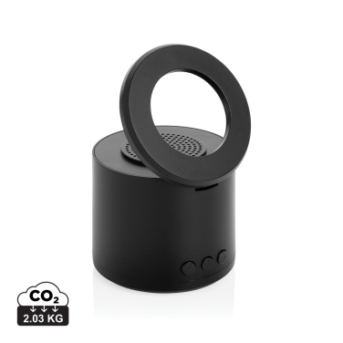 Logotrade reklamprodukter bild: Magpulse RCS återvunnen plast 3W högtalare med magnetisk hål