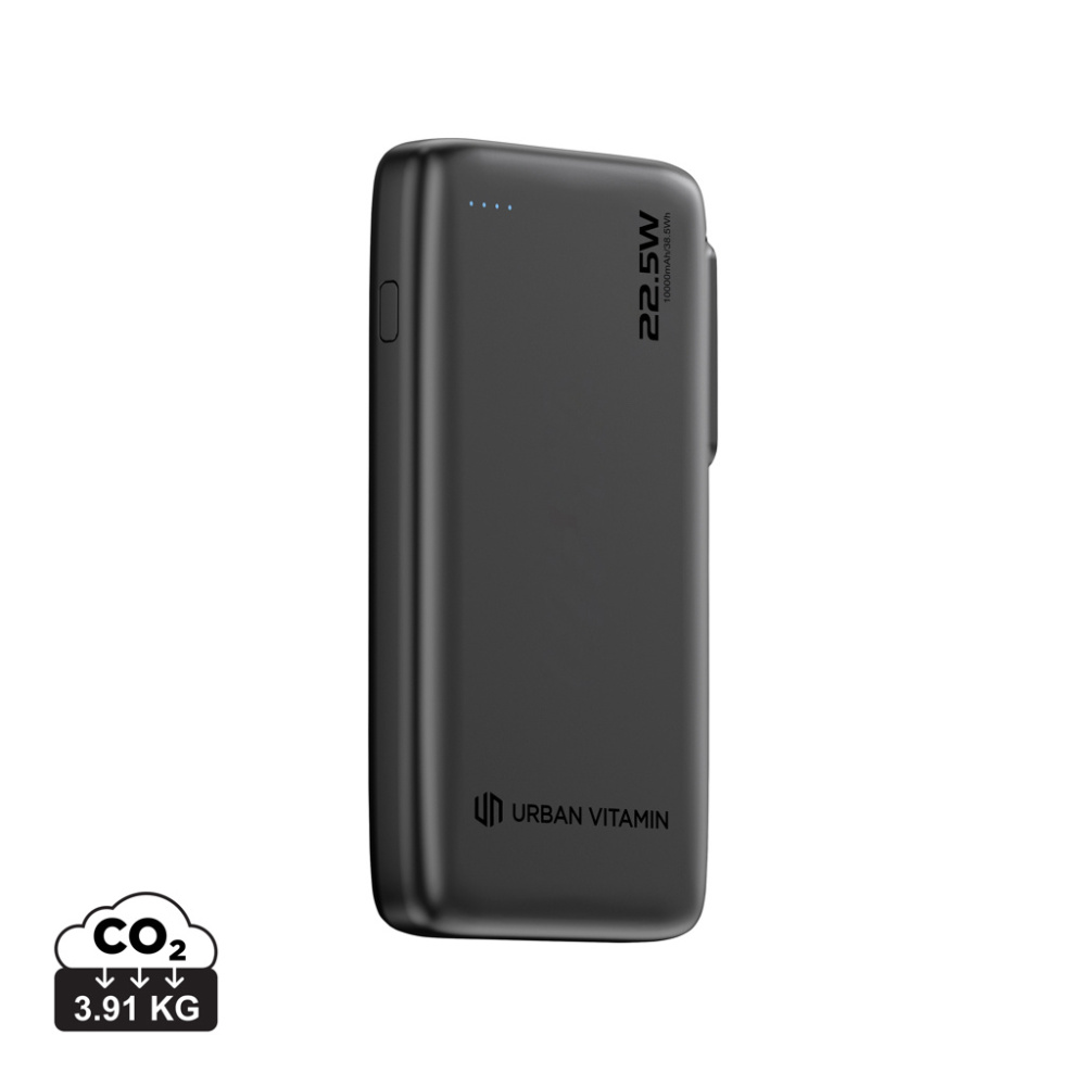 Logotrade profilprodukter bild: Urban Vitamin Emeryville 20 W 10 000 mAh powerbank