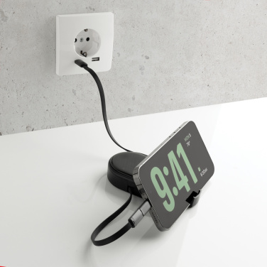 Logotrade reklamprodukter bild: Chargevix Multifunktionell 60W laddning i RCS återv. plast
