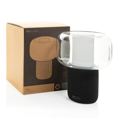 Logotrade profilreklam bild: Lux 10 W högtalarlampa i återvunnen plast