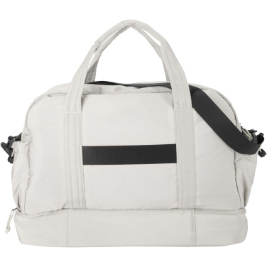 Logotrade kampanjprodukter bild: Puffer duffelväska med isolerad botten av återvunnen GRS, 30 l