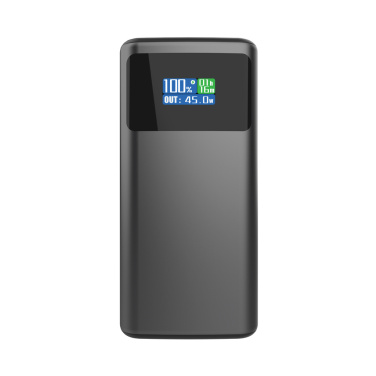 Logotrade profilprodukter bild: Quantom RCS ultrasnabb PD45W 10.000mAh powerbank med display