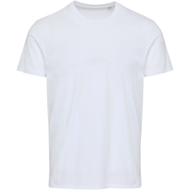 Logotrade profilreklam bild: Azurite 160 g/m² kortärmad unisex-T-shirt av ekologiskt OCS-material