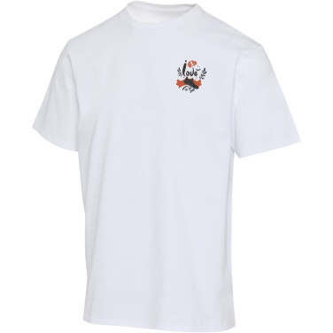 Logotrade reklamprodukter bild: Lucas 280 g/m2 unisex-oversized T-shirt av ekologiskt OCS-material 